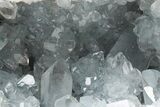Sky Blue Celestine (Celestite) Crystal Geode - Madagascar #210374-3